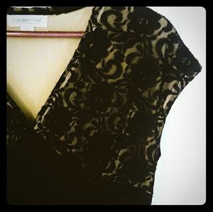Coldwater Creek Lacey black dress